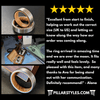 8mm Black Tungsten Forest Tree Ring Mens Wedding Band Bourbon Barrel Ring 8mm/6mm Unique Whiskey Wood Ring