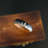 Thin Black Whiskey Barrel Ring Tungsten Wedding Band Womens Ring 6mm/8mm Nature Forest Tree Ring Womens Wedding Band Wood Rings for Couples