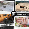 Free Pillar Styles Lifetime Warranty