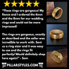 Antler & Rose Gold Wedding Band Tungsten Ring, 4mm Slim Rose Gold Ring with Deer Antler Inlay
