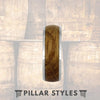 Whiskey Barrel Ring - Mens Wood Ring Tungsten Wedding Band - Pillar Styles