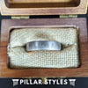 6mm Wood Ring Tungsten Wedding Band Womens Ring - Forest Tree Ring Mens Wedding Band Tungsten Ring