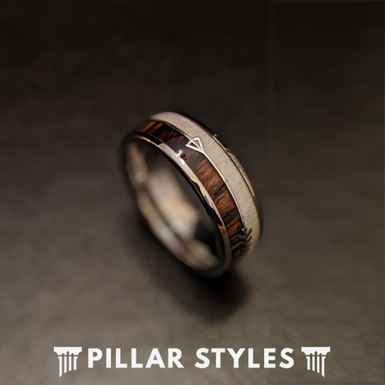 Zebra wood ring discount